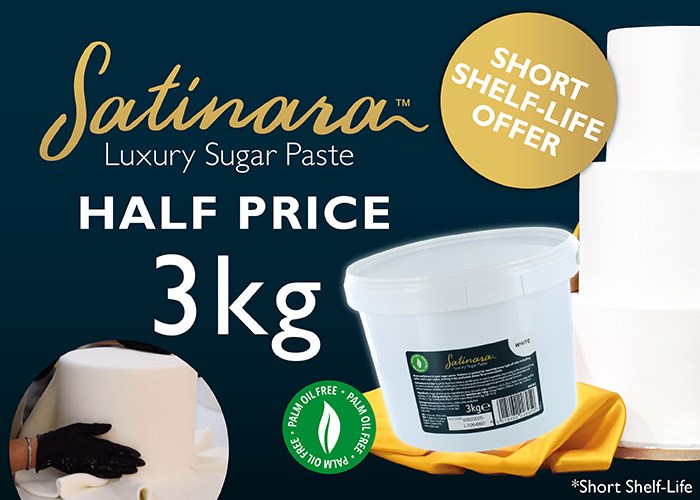 Half Price Satinara Palm Free Sugar Paste