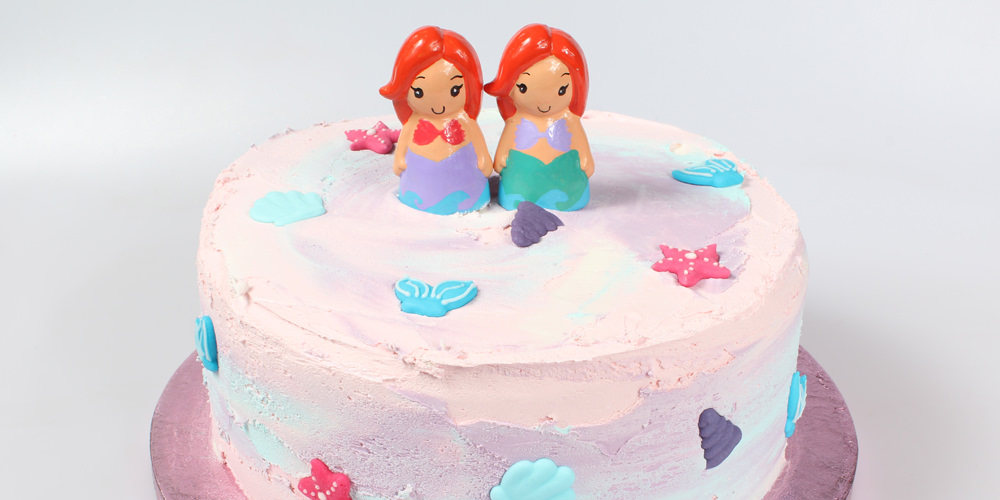 Mermaid Cupcakes - Two Sisters