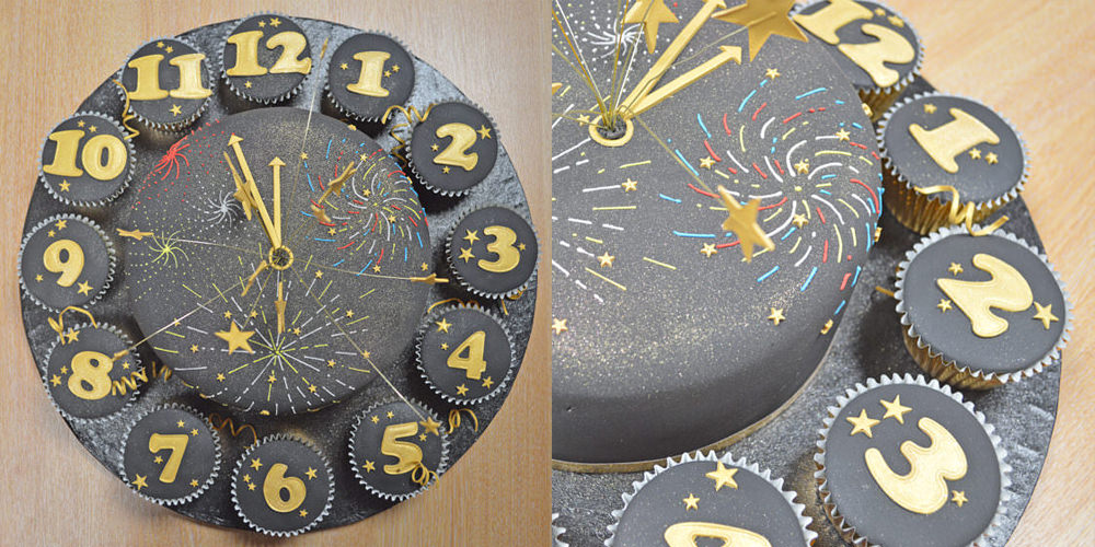 Puzzle Clock Birthday Cake - CakeCentral.com