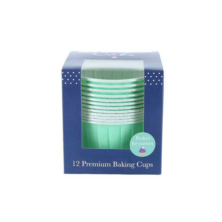 House Of Cake Aqua Baking Cups - Pack of 12