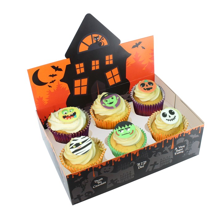 Culpitt Halloween Cupcake Display Box - 6/12 Hole