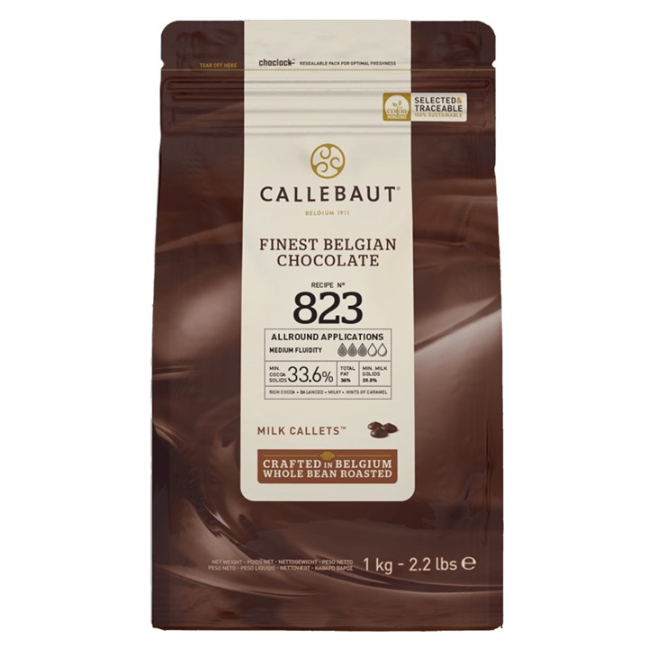 Callebaut Belgian Chocolate - Milk - 1kg