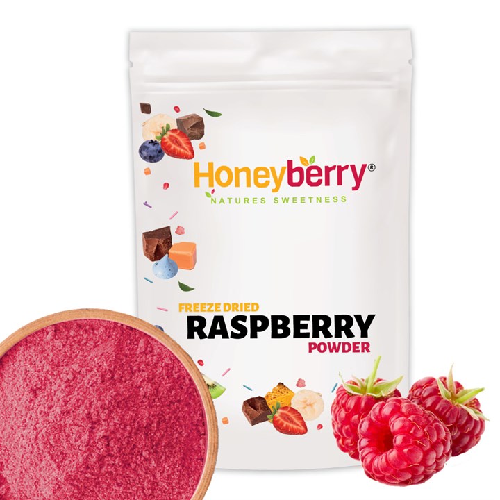 Honeyberry Freeze Dried Raspberry Powder 100g