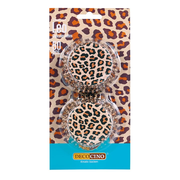 Decocino Leopard Baking Cases - 50