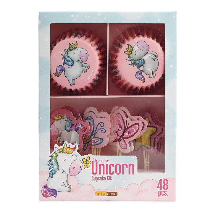 Cupcake Set - Unicorn (48 Pieces)