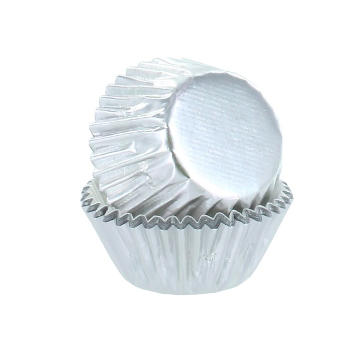 Silver Petit Four Baking Cases 200pk